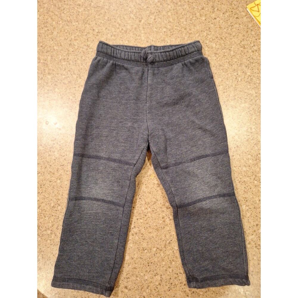 Jumping Beans Boys Sz 2T Fleece Lounge Sweatpants Activewear Winter Blue